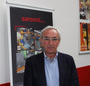 Roberto Crespi, sales manager of Saronni, Borgo Ticino (NO).