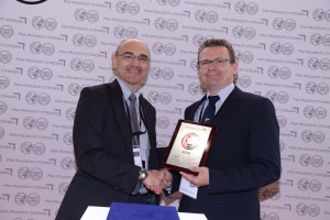 Gianpiero Colla, Executive Vice President MBF Aluminium, (right) and Pascal Gignoux, PSA, Supplier Quality Development Powertrain & Chassis (left)