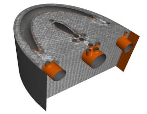 3D representation of QMmeltpool 3D concept laser