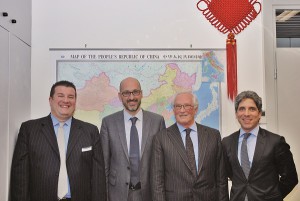 Pier Carlo Gnutti, Paolo Groff, Matteo Colombini Gnutti and Giampaolo Santin, who took part in the meeting 